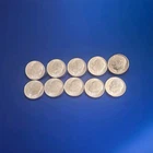 Ten 1955 S  Roosevelt SILVER Dime