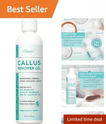 Moisturizing Callus Remover Gel for Sensitive Skin with Tea Tree & Eucalyptus