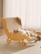 Cat Scratching Board Recliner with Sisal Mat