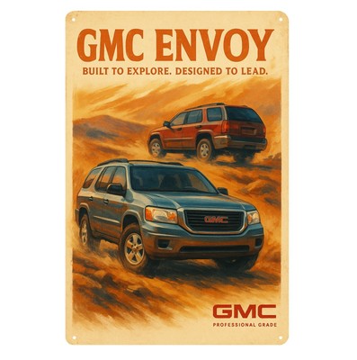 GMC Envoy Auto Metall Poster - Blechschild - Größe: 20 x 30 cm