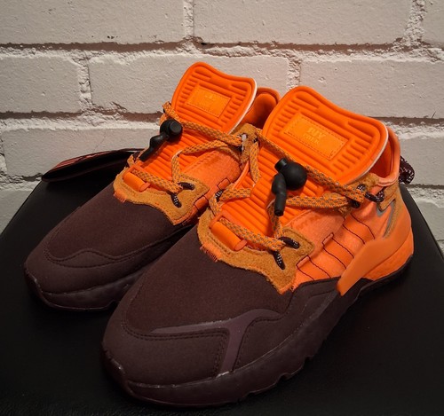 Adidas Ivy Park Nite Jogger Shoes Maroon Solar Orange Mens 7 FX5138 - Picture 7 of 15