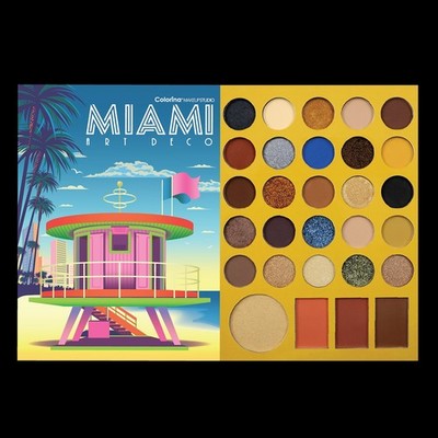 Colorina Makeup Studio Miami Art Deco 29 Color Shadow Palette