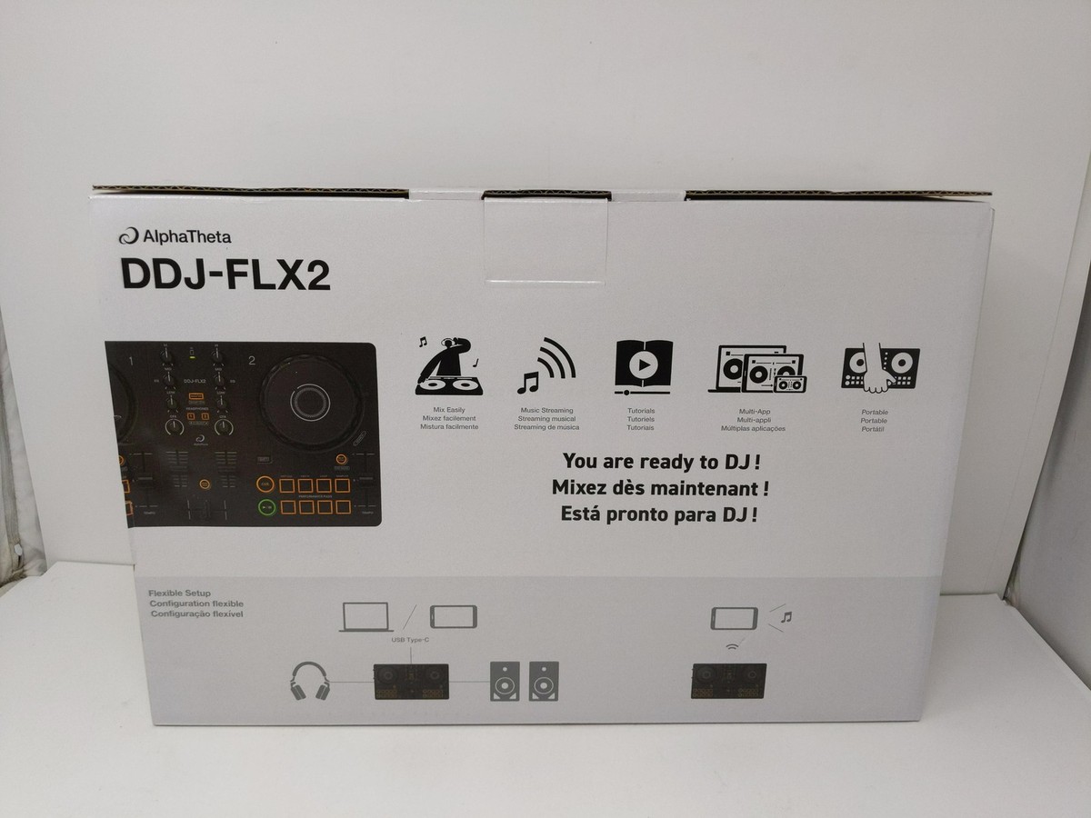 Alpha Theta DDJ-FLX2 Compact 2-Channel DJ Controller for Alpha Theta DDJ-FLX2 Compact 2-Channel DJ Controller for