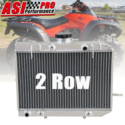 2 Rows Aluminum Radiator for 2003-2018 Honda Rincon 650 680 TRX650F TRX680F NEW