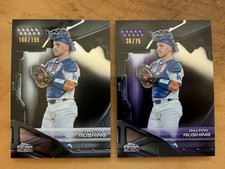 🔥2026 Topps Chrome Black Dalton Rushing Purple Refractor /75 & Base /199