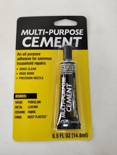 Multi-Purpose Cement 0.5oz tube All Purpose Adhesive Glue Repairs
