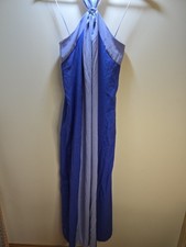 Nine West Purple/ Lavender two toned long maxi halter Dress Size M