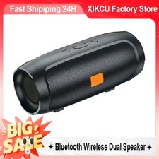 Bluetooth Wireless Portable Speaker Waterproof Stereo Bass USB TF FM Radio LOUD