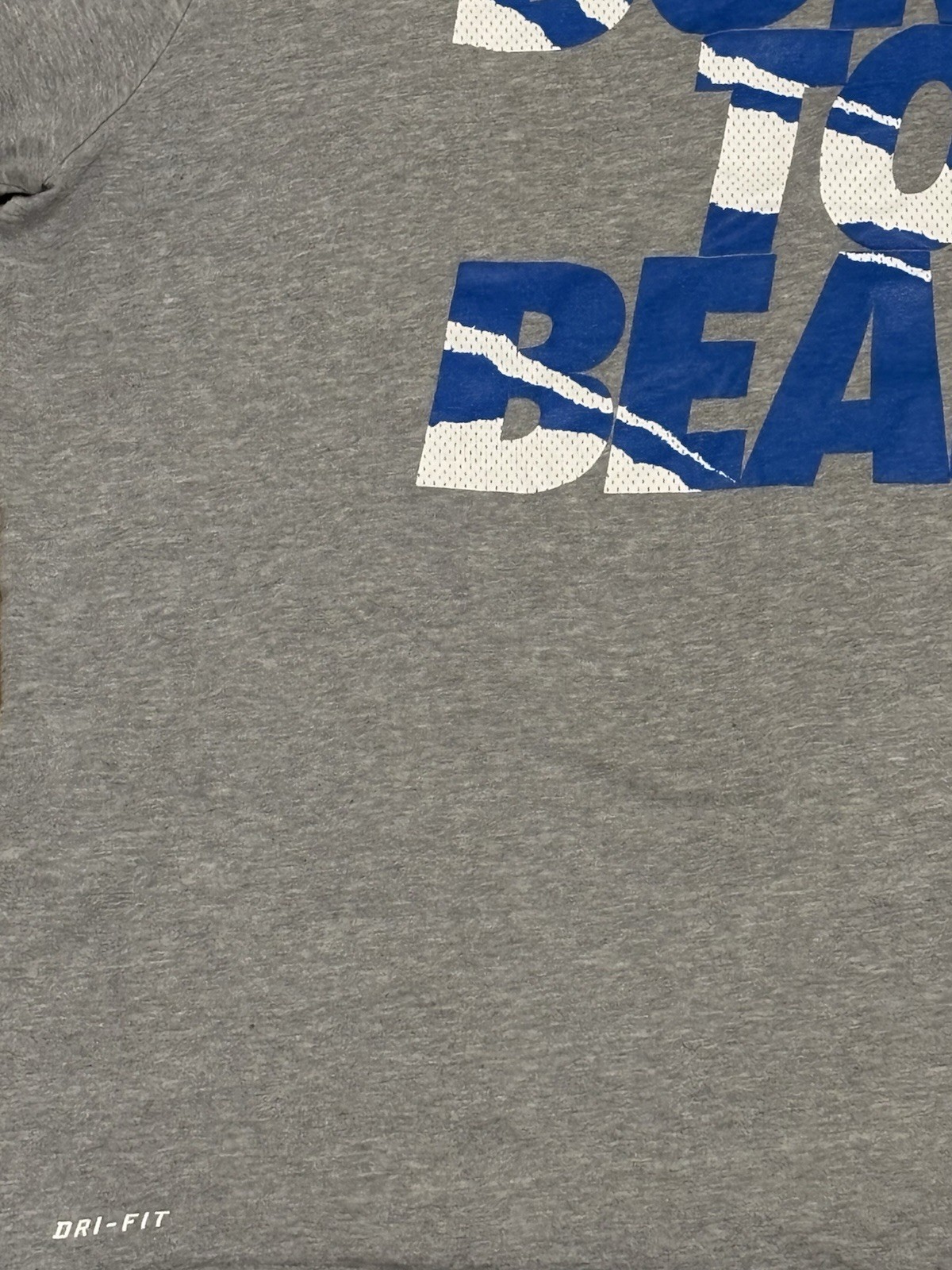 ALTRA T shirt Nike Dri Fit "Born To Beast" uomo taglia 2XL basket sport grigio blu