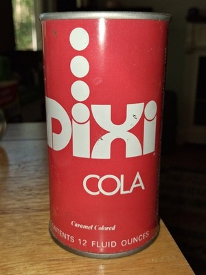 Vintage Sealed Dixi Cola Peel Top Can 12oz