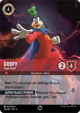 Disney Lorcana GOOFY Super Goof 214/204 - Enchanted Ursula's Return NM/M