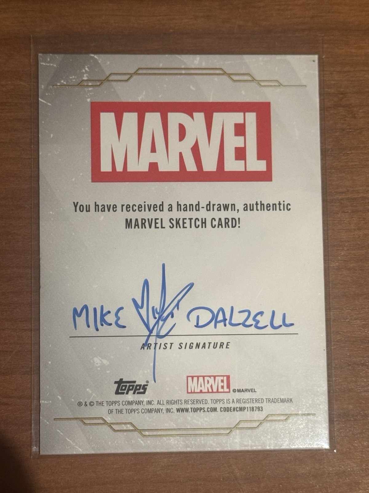 Mike Dalzell sig