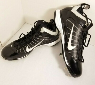 New Nike Men’s 14 Air Max Diamond Elite Baseball Metal Cleats 467983-011 No Box Nike Diamond Elite, Black Metal Baseball Cleats Shoes  main image 4