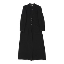 Emporio Armani Overcoat - Xs Black Wool