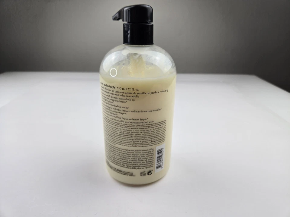 философия чистота сделано простой одноэтапный очиститель лица - с маслом семян луговой пены - Изображение 4 из 4