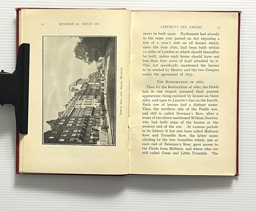Historical Notes on Lincoln's Inn Fields by Marks London Public Square HC 1922 - Picture 12 of 16