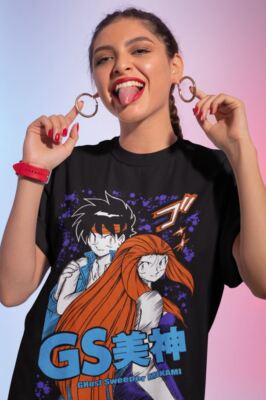Ghost Sweeper Mikami T-shirt Vintage 90s Anime Kawaii Girl Gift