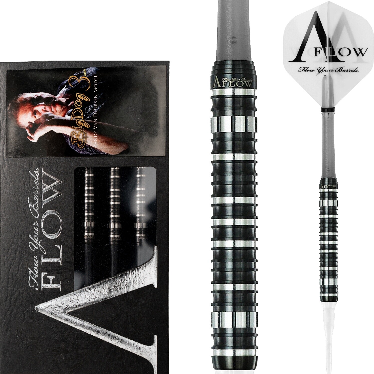 Черная линия Dynasty - A-Flow - Рэнди ван Дерсен 3 - Softdart