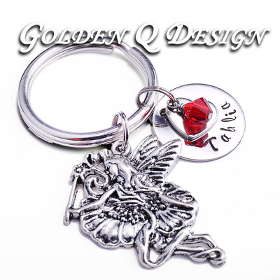 Stainless Steel Personalised Name Butterfly Fairy Mother day Gift