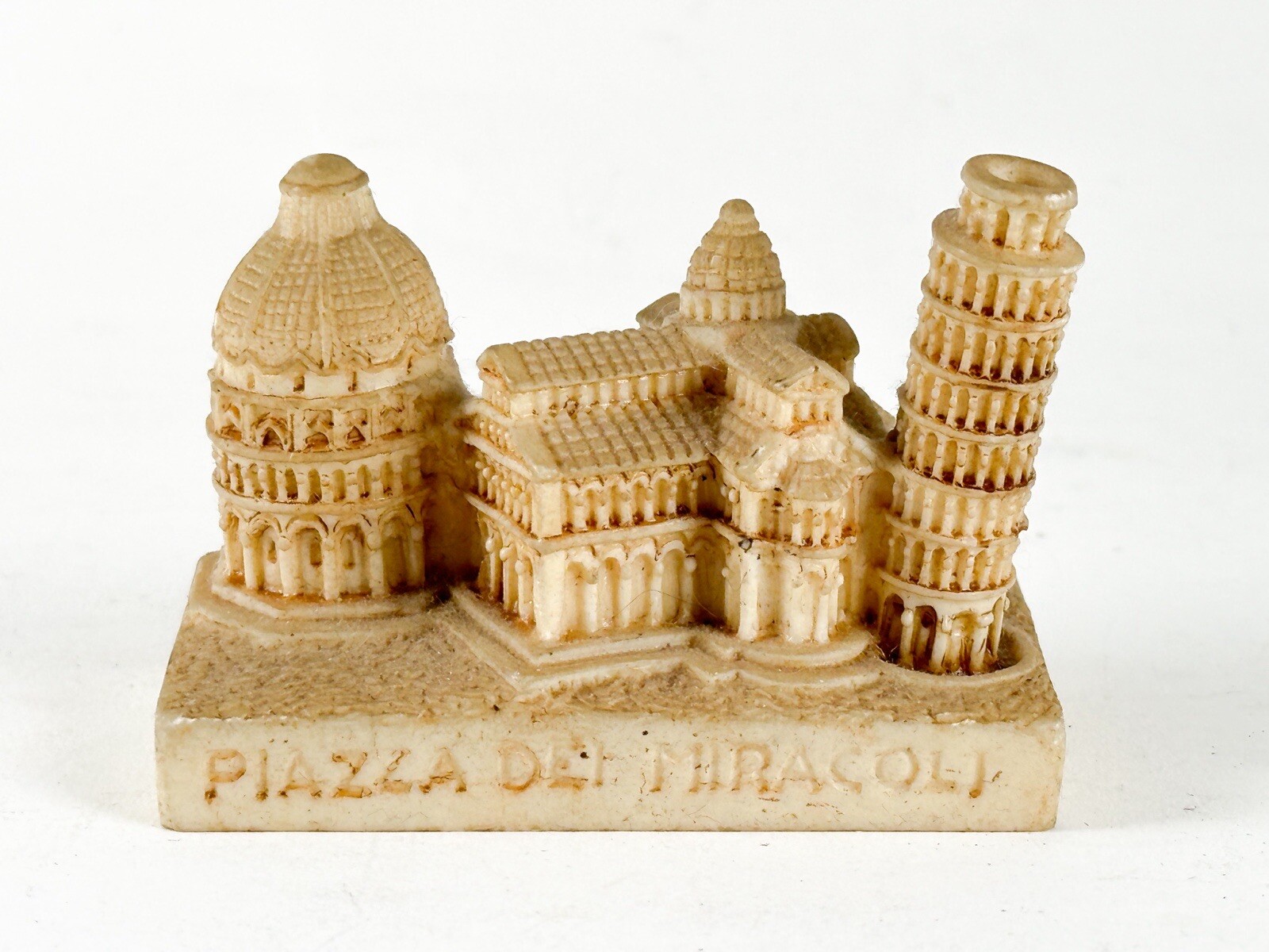 ITALY TOSCANA PIAZZA DEI MIRACOLI PISA 1174 SOUVENIR BUILDING PAPERWEIGHT Resin
