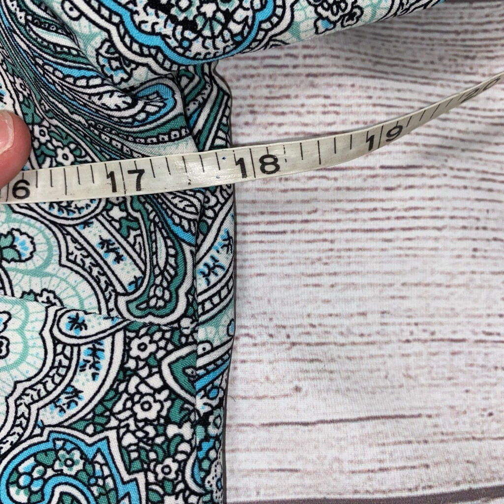 Notations petite paisley print button down blouse… - image 9