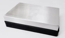 Steel and Rubber Block 2 Pc Work Bench Blocks Jewelry Flattening & Forming 4"x6"