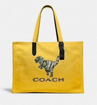 Coach ◆ C6933 Coach x Michael B. Jordan Tote 42 With Rexy C6933 Coach x Michael B. Jordan 100 Percent Recycled Tote 42