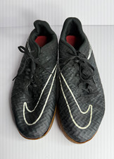 Nike Mens Hypervenomx Finale Black Indoor Soccer Shoes