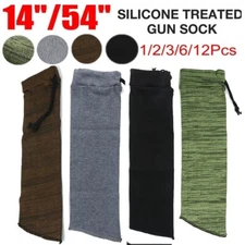 14" / 54" Silicone Treated Cover Gun Sock Rifle Shotgun Protection Storge Sleeve