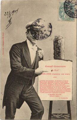 Old postcard AK Grand Concours Le Bocal BEGERET (1138273)