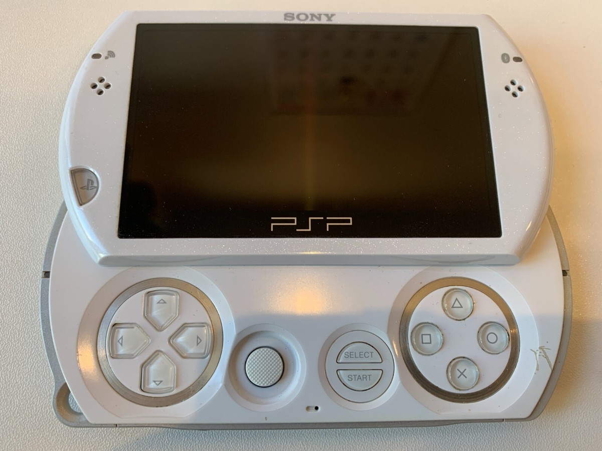 Sony Playstation Portable PSP GO Pearl White PSP-N1000PW Exc