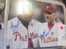 Dallas Green/Charlie Manuel Philadelphia Phillies Signed 8x10 Photo COA 