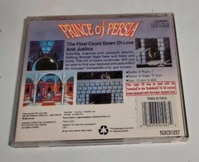 Prince Of Persia Turbografx CD Untested