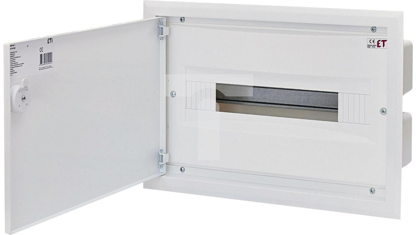 Modular switchboard 1x18, flush-mounted /metal door/ IP40 ERP18-1 DIDO 00 /T2UK