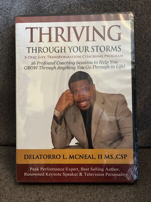 Delatorro McNeal CD Set  Thriving Through Your Storms  16 Coaching Sessions NIB
