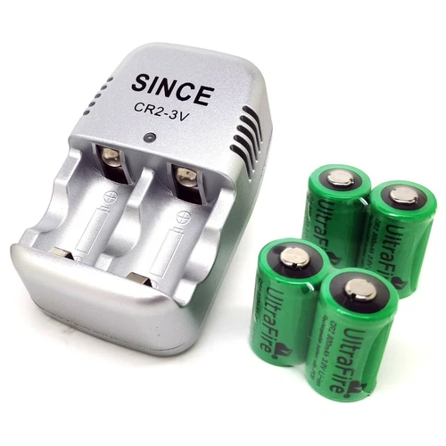 800mAh 3.0V Li-ion Rechargeable Battery / Charger For CR2 15270 15266 BRAND NEW