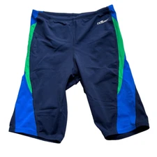 Dolfin Mens RELIANCE Navy/Blue/Green Colorblock Jammer US 28