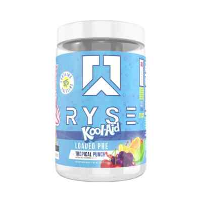 Ryse Loaded Pre Tropical Punch 11/25 + Muscletech Elite Choc 02/24 1376g