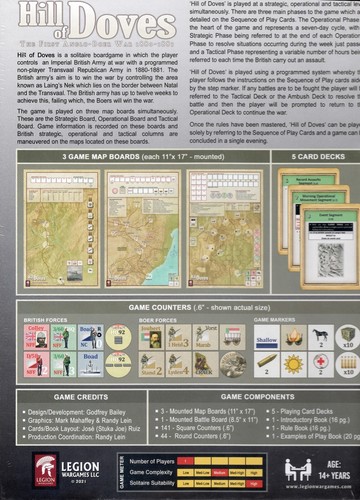 Hill of Doves Solitaire boardgame (Legion Games) - Picture 2 of 2