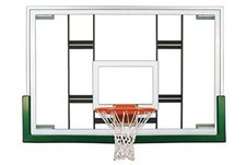 First Team Colossus Upgrade Package Steel-Glass Gymnasium Backboard44; Rim & ...