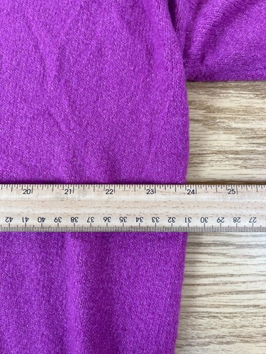 LOFT Cardigan Sweater Women's Sz Large Pink V-Neck Button Front Long Sleeve - 第 9/11 張圖片