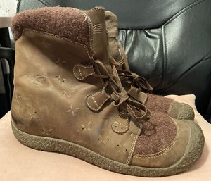 brown winter booties