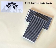 2-Pack  Microfilter Set Filter Dust Odors Air Cabin A/C for BMW 5/6 Series