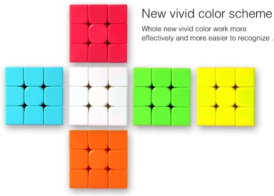Clásico Puzzle Cubo Mágico Niños Adultos Divertido Juguete Inquieto Estrés Juego Mental Juguete Regalo Foto 2 de 4