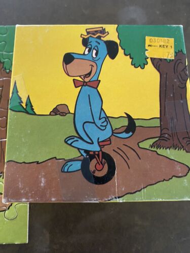Mini rompecabezas Huckleberry Hound vintage 1974 en caja 7 X 7 pulgadas 50 piezas - Imagen 3 de 5