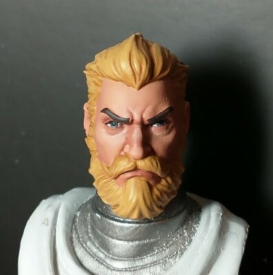 HEAD ONLY Mythic Legion Four Horsemen Custom Painted Blond Beard HEAD ONLY 
