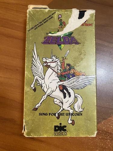 The Legend of Zelda - Sing for the Unicorn (VHS, 1989)
