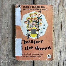 'Cheaper by the Dozen' Vintage 1961 Book By F. & E. Gilbreth.
