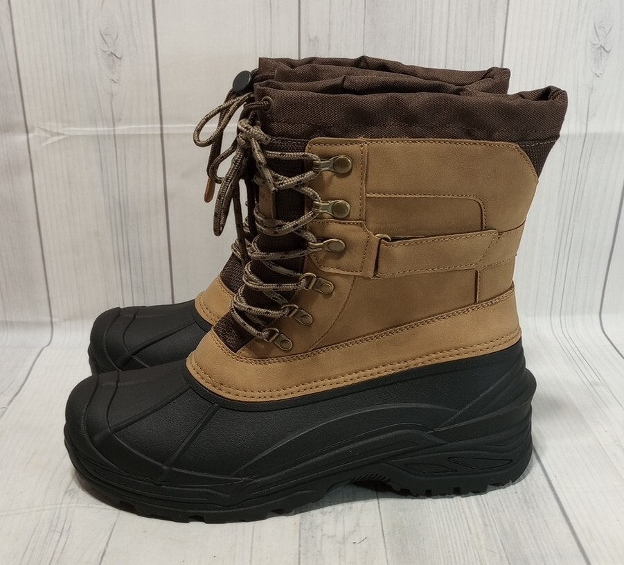 Weatherproof Carl 3M Thinsulate Boots Carmel Tan and Black Men\'s Snow Boots sz 8 Amazon.com | NORTIV 8 Men main image 2
