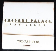 Caesars Palace Hotel Casino Las Vegas Nevada Match Unused Unstruck Complete